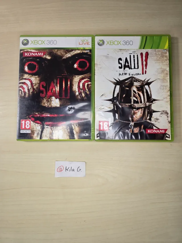 Saw 1 y 2 Xbox 360