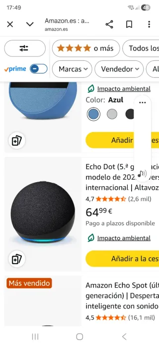 Echo Dot 5ª Gen Amazon Negro