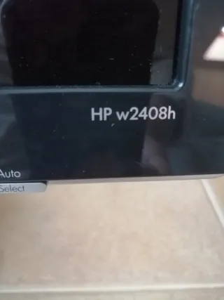 Monitor HP w2408h Giratorio HD Negro