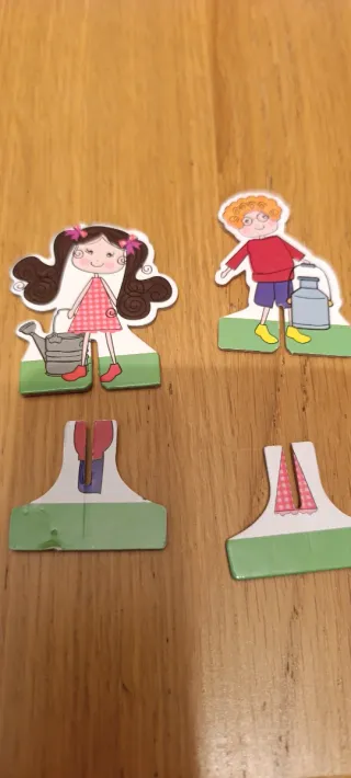 Juego infantil y libro de granja