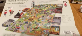 Juego infantil y libro de granja
