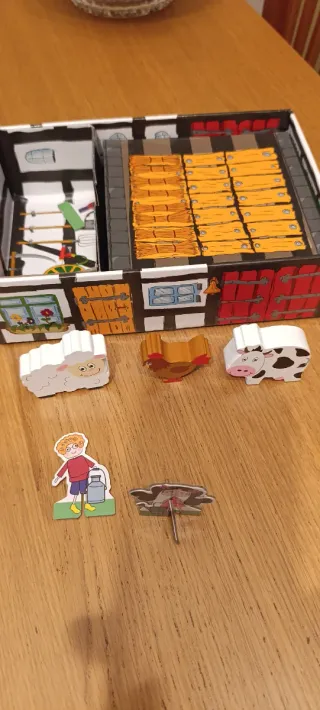 Juego infantil y libro de granja