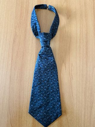 Gilet e cravatta Bogart in seta nera