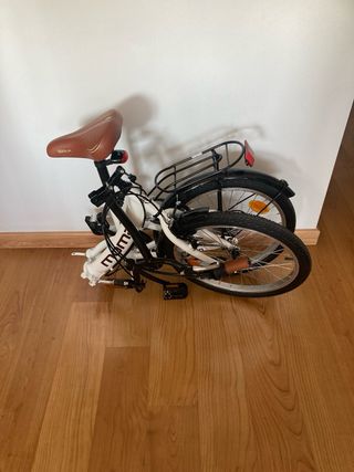 Bicicleta plegable Moma blanca