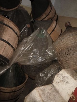 Vendo damigiane in vetro da 54 lt