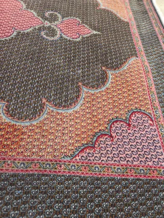 Tappeto Persa Tabriz Lana e Seta Fatto a Mano