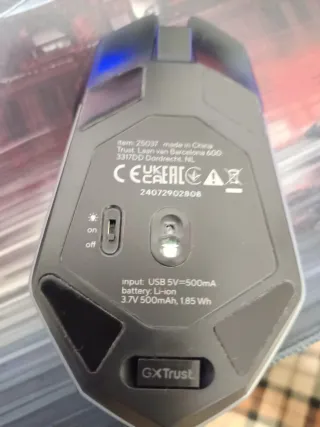 Ratón Gaming Trust GXT 110 Felox RGB Inalámbrico