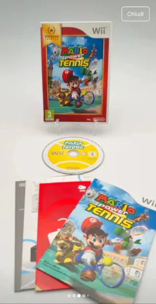 Mario Power Tennis Wii + Racchetta Tennis
