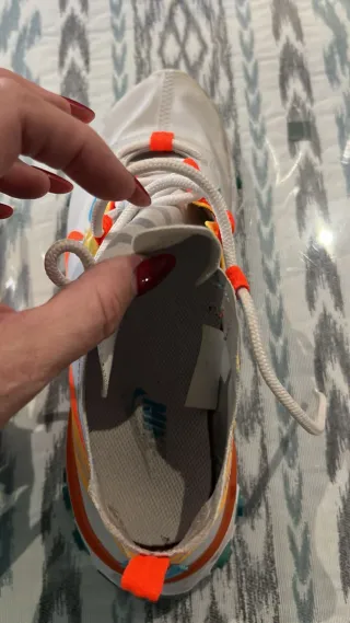 Zapatillas Nike React Element 55 Naranja Blanco