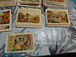 Lote de 304 Cromos Antiguos "Historia de España"