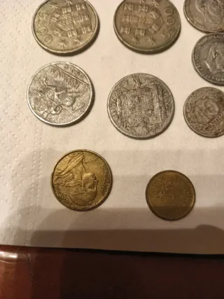 Colección de Monedas Antiguas Variadas