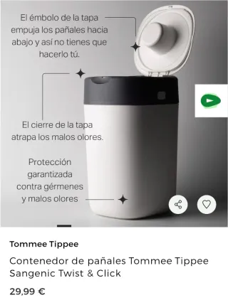 Contenedor de pañales Tommee Tippee