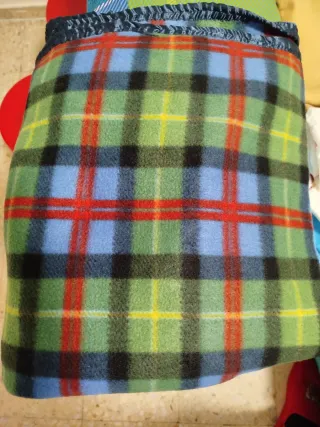 Manta de invierno. Tejido suave.