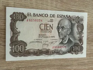 Billete 100 Pesetas España 1970