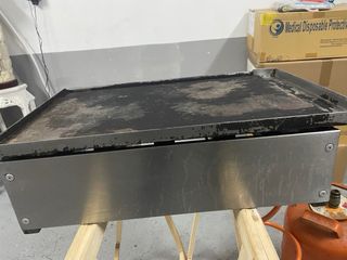 Plancha cocina industrial