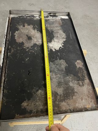 Plancha cocina industrial