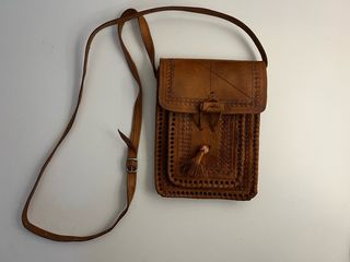 Bolso de piel artesanal