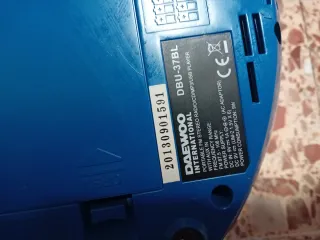 Radio CD azul portátil