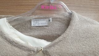 Vestido de ceremonia niña (beige), talla 14