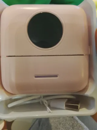 Mini Impresora Portátil Fotos Blanca