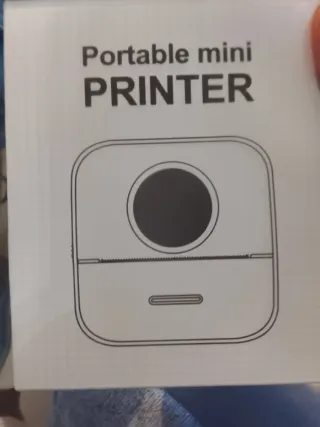 Mini Impresora Portátil Fotos Blanca