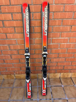 Esquís niño con fijaciones Linebreaker 128 cm