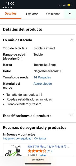 Bicicleta Infantil Batman Maximo 5 años o 1,20m