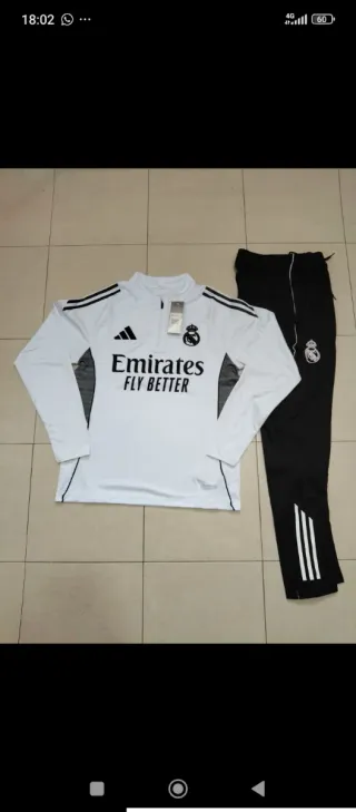 Chándal Adidas Hombre Blanco y Negro
