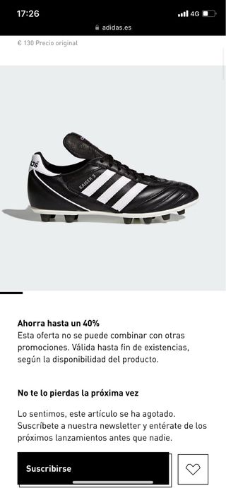 Botas de fútbol Adidas Kaiser 5