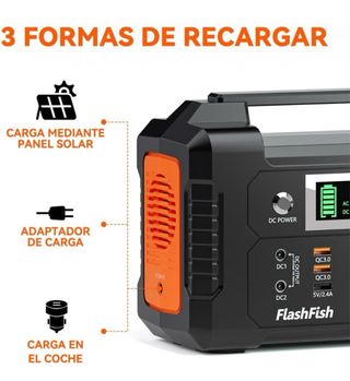 Estación de Energía 200W 151Wh Generador Solar,