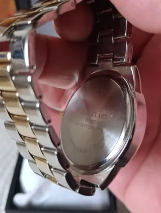 Reloj Vernier Bicolor Plata/Oro con Caja