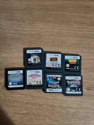 Nintendo DS Lite Gris y Blanca + Juegos