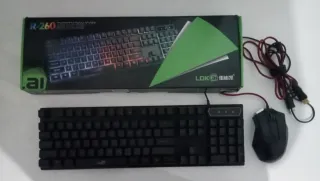 Teclado y Ratón Mars Gaming Negro