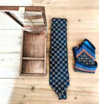 Corbata y pañuelo seda Emidio Tucci