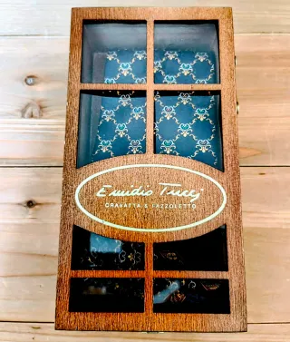 Corbata y pañuelo seda Emidio Tucci