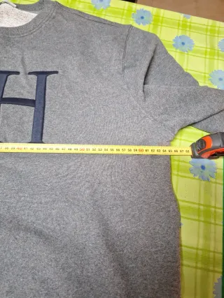 Sudadera Pedro del Hierro Hombre XXL Gris Naranja