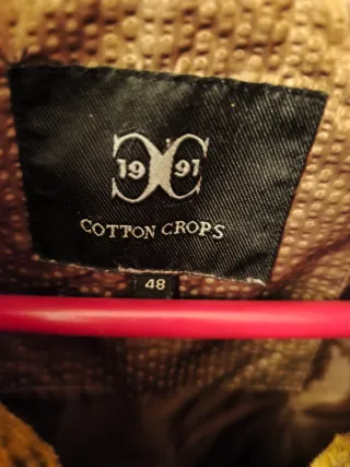 Chaquetón Mujer Cotton Crops Talla 48 Marrón