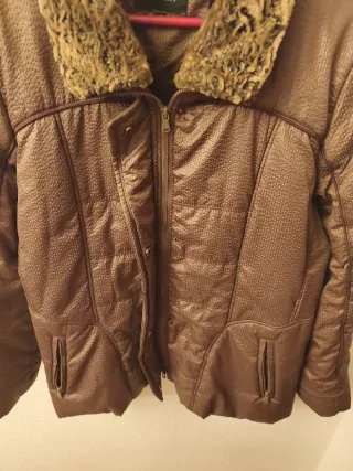 Chaquetón Mujer Cotton Crops Talla 48 Marrón