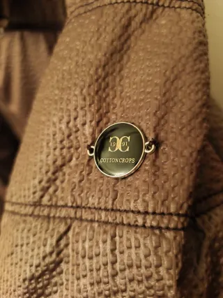 Chaquetón Mujer Cotton Crops Talla 48 Marrón