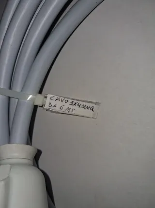 Prolunga elettrica industriale 6 mt