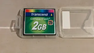 Tarjeta Compact Flash 2GB Transcend 120x