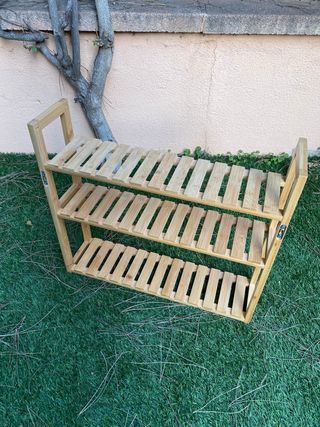 Estante de bambu 3 pisos
