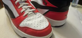 Deportivas Puma Talla 38 Rojas y Blancas