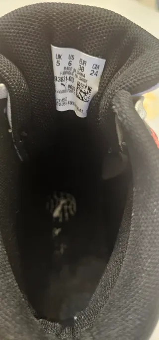 Deportivas Puma Talla 38 Rojas y Blancas