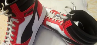 Deportivas Puma Talla 38 Rojas y Blancas