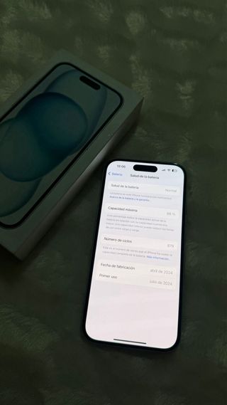 iPhone 15 Azul/Plateado