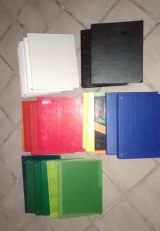 Raccoglitori ad anelli formato A4 diversi formati