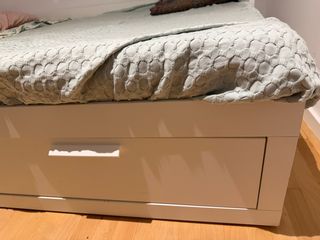 Cama infantil extensible con colchón