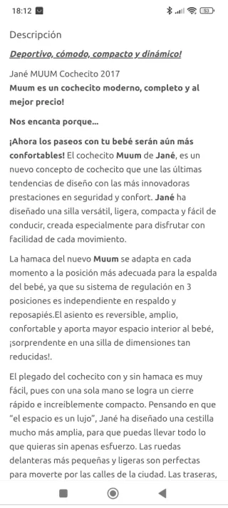 Carro Bebé Jane Muum 3 Piezas 2017