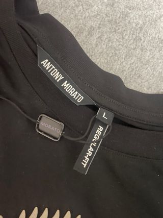 Camiseta Antony Morato Negra Estampado Tigre